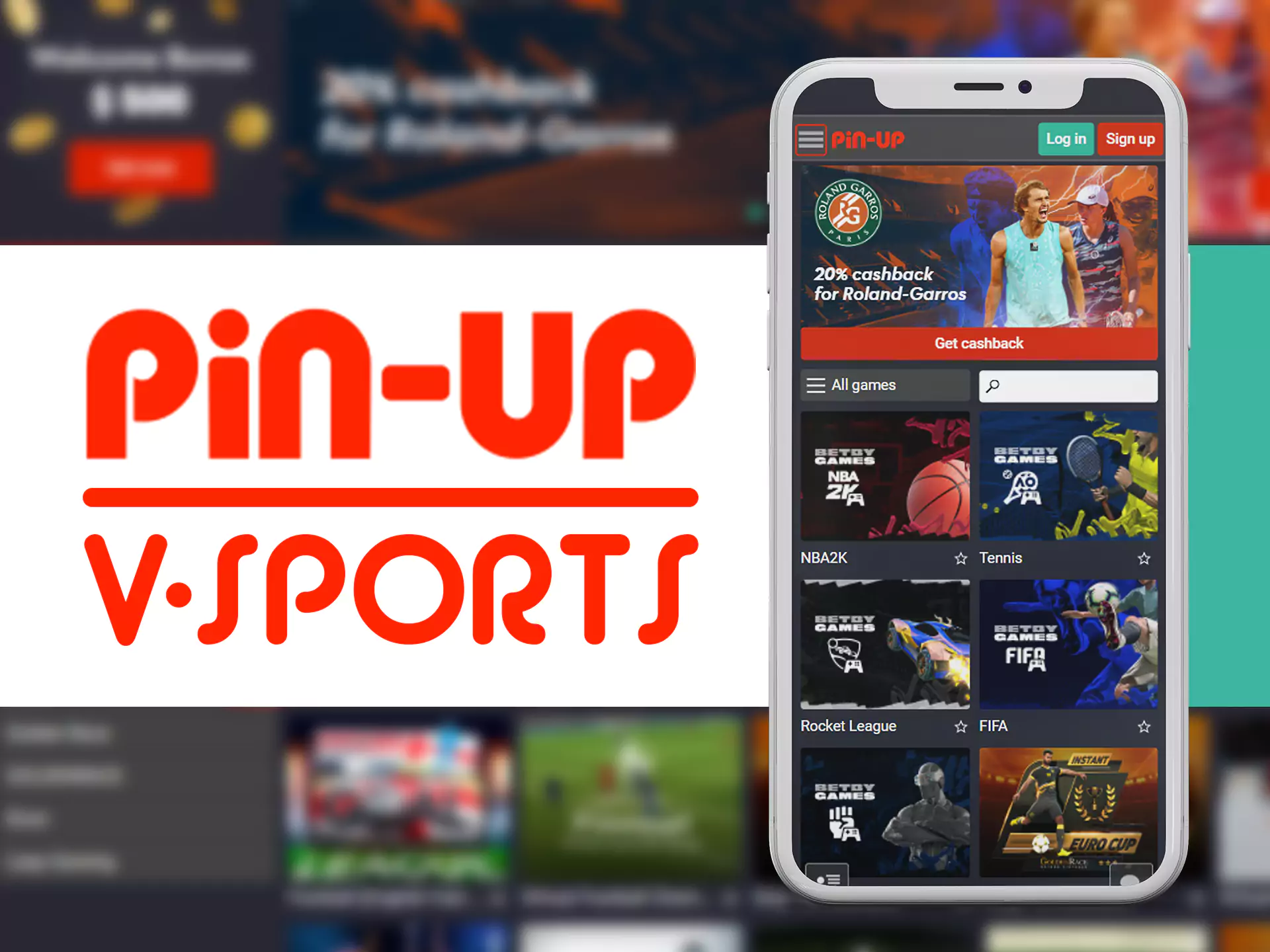 There are also a lot of markets on the virtual sports in the Pin-Up app.